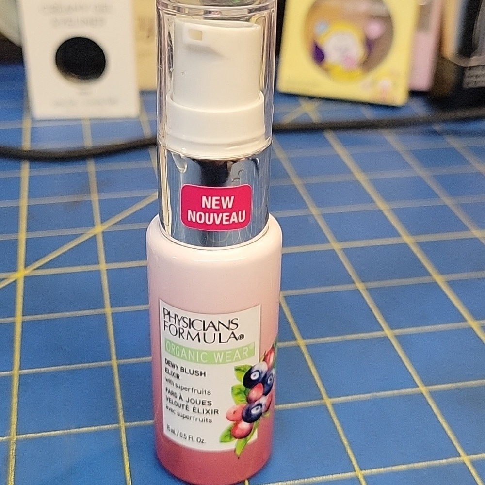 Physicians Formula Organic Wear Blush with Pump Dispenser 15ml New Sealed Bottle